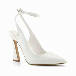 Nine West Tabita Ankle Strap Dress Pumps Wit Nederland | CYV-506978